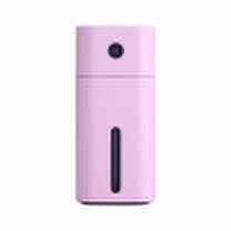 TOMNEW USB Mini Cool Mist Humidifiers 180ML Ultrasonic Heavy Fog Air Cleaner Diffuser with LED Night Light for Home Office Car
