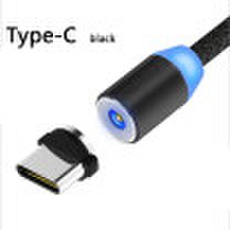 Type-C Fast Charging Cable Micro Magnetic For Xiaomi Samsung Huawei 360 Degree Full range 1M 2M Nylon Braided USB Cable
