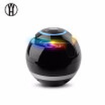 WH Round Wireless Bluetooth mini Speaker Portable Audio Subwoofer USB MP3 FM AUX Handsfree Calling with Mic For Smartphone