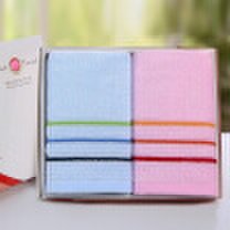 Xin brand towel home textiles satin bamboo fiber towel gift box 2 installed 34 74cm
