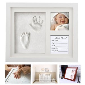 Baby Handprint Footprint Keepsake Kit Baby Prints Photo Frame for Newborn Picture Frames