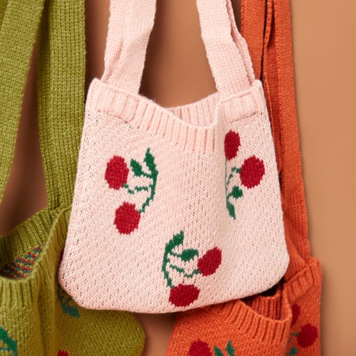 Baby / Toddler Cute Cherry Knitted Bag
