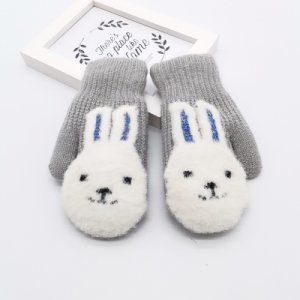 Baby / Toddler Lovely Cartoon Bunny Solid Mitten Glove