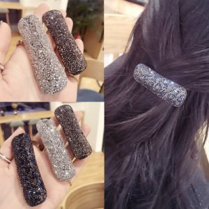 Crystal Rectangle Hairpin