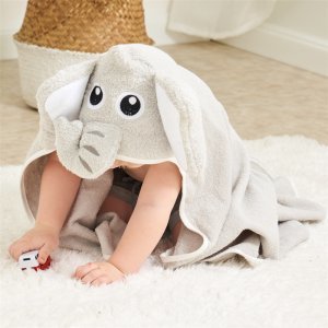 Elephant Design Cotton Blanket Bathrobe