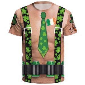 Irish Day 3D Short Sleeve Top