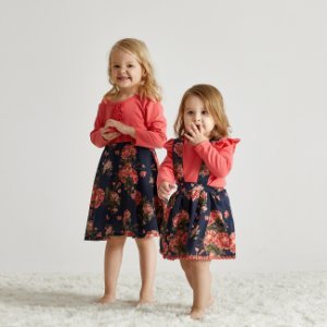 Mosaic Family Matching Floral Flounced Tassel Dresses Romper Bowknot  Skirt for Girl  - Baby