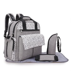 Portable Diaper Bag Backpack with Changing Pad
