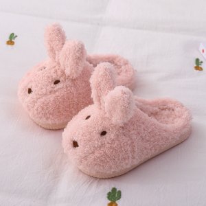 Toddler / Kid Girl Animal Rabbit Sweet Polarfleece Thermal Slippers