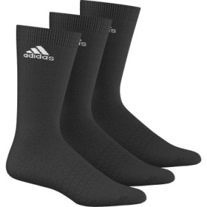Adidas Performance Crew Thin Sports Socks 3 Pack