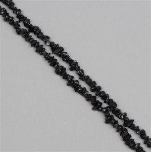 Black Spinel Beads, Nugget Gemstone Strands. 670cts, Medium Nuggets ZRSF18