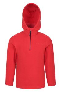 Camber Kinder Microfleece Pullover - Rot
