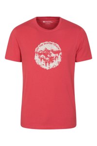 Mountain Warehouse - Off the beaten track - koszulka męska - red