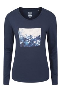Ski Slope - koszulka damska - Navy