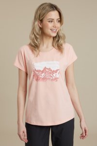 Mountain Warehouse - Wander often - koszulka damska - pink