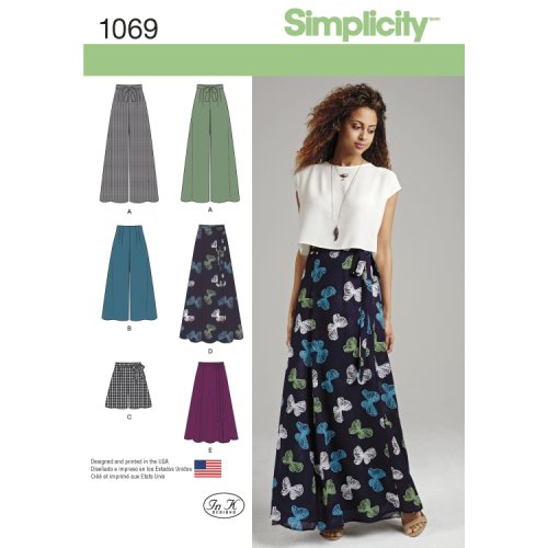 Patron Simplicity 1069.d5 - pantalon jupe & short