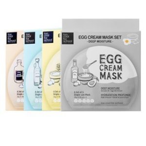 Too cool for school - Egg Cream Mask Set - 4 Types