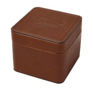 Fossil Men Leather Watch Box Brown - One size