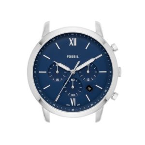 Fossil Men Neutra Chronograph Stainless Steel Watch Case Blue - One size