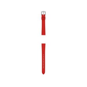 Fossil Women 14 Mm Red Leather Watch Strap - One size