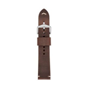 Fossil Women 22Mm Brown Leather Watch Strap - One size