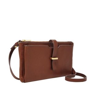 Fossil Women Gina Mini Bag Brown - One size