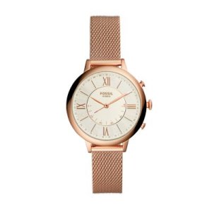 Fossil Women Hybrid Smartwatch – Jacqueline Rose-Gold-Tone Stainless Steel - One size