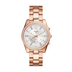 Fossil Women Hybrid Smartwatch – Scarlette Rose-Gold-Tone Stainless Steel - One size