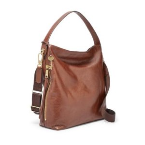 Fossil Women Maya Large Hobo Brown - One size
