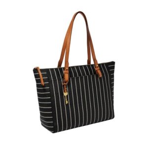 Fossil Women Rachel Tote With Zip Black/White - One size