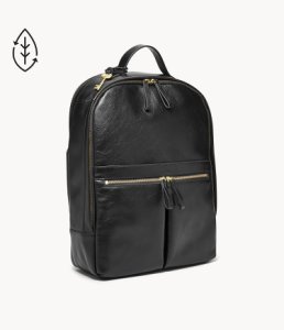 Fossil Women's Tess Laptop Backpack - Black