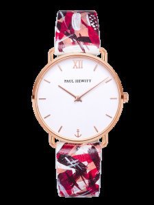 Reloj Miss Ocean Paperwhite Oro Rosa Piel Pink Camo