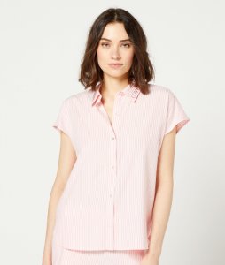 Chemise de pyjama à rayures - PEAKY - XS - Rose - Mujer - Etam