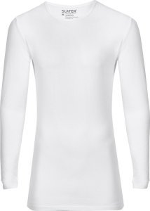 Slater Basic Longsleeve T-shirt Stretch Wit   XL