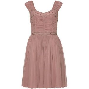 1950s Dusky Pink Heiress Cocktail Dress Size 10, Pink