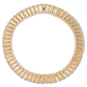 1980s Vintage Dramatic Collar Necklace, Gold