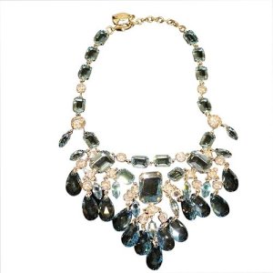 Carlo Zini Crystals necklace, Blue