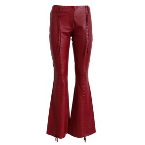 Dolce & Gabbana Leather pants, Red