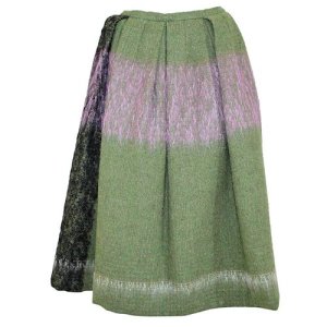 Dries Van Noten Wool skirt, Green