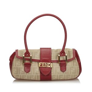 Fendi Zucca Canvas Handbag, Brown