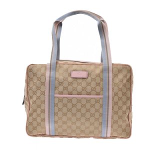 Gucci GUCCI GG Canvas Travel Bag, Nude & Neutrals