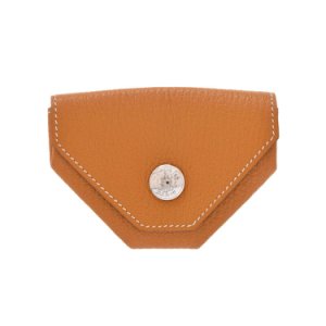 Hermès Revan Cattle natural goods Wallet, Orange