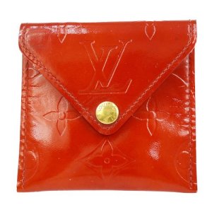 Louis Vuitton Coin Purse Pochette Vernis Red, Red