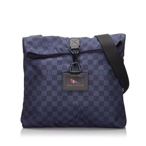 Louis Vuitton Damier Nylon LV Cup Alize Crossbody Crossbody Bag, Blue