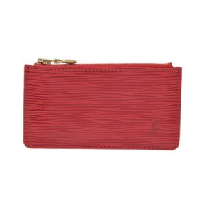 Louis Vuitton Epi Coin Pocket Wallet, Red