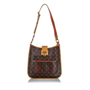 Louis Vuitton Monogram Perforated Musette Crossbody Bag, Brown