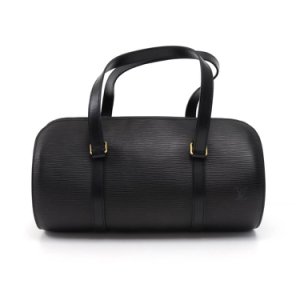 Louis Vuitton Soufflot Black Epi Leather Handbag, Black