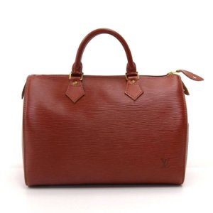 Vintage Louis Vuitton Speedy 30 Kenyan Fawn Epi Leather City Hand Bag, Brown