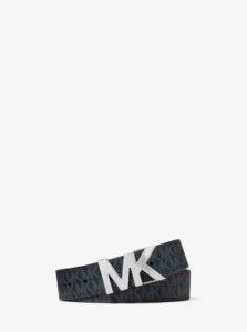 Michael Kors Mens - Mk reversible logo buckle belt - admrl/plblue - michael kors