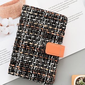 1pack Tweed Cover Notebook
